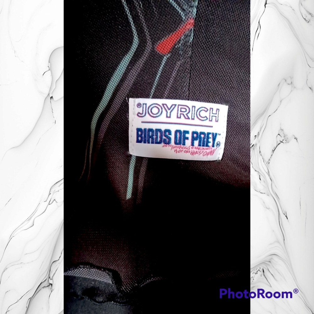 RARE FIND! NEW Joyrich Harley Quinn Birds of Prey Graffiti Top Streetwear XS S - Picture 8 of 11